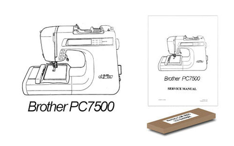 Brother 895-PC7500-ESi2 Sewing Machine Service-Parts Manual  Sewing  machine service, Machine service, Sewing machine manuals